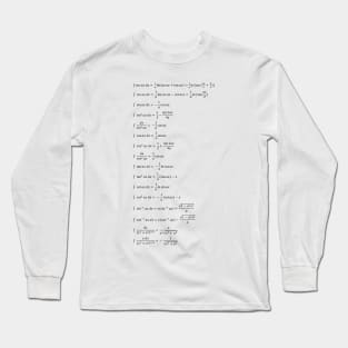 Indefinite Integral Long Sleeve T-Shirt